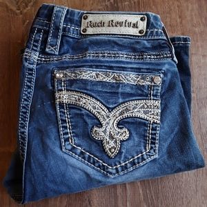 Rock Revival Tansy Mid Rise Boot Jeans W 29 l 34